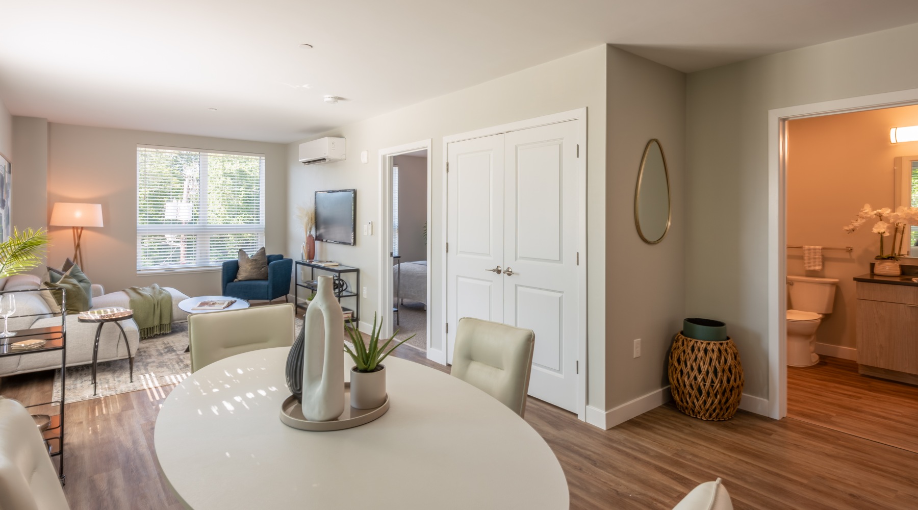 living and dining room